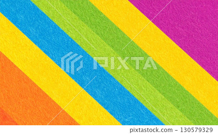 Diagonal Rainbow Glitter Stripes Texture Background 130579329