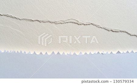 Torn Beige and Light Gray Paper Texture Background 130579334
