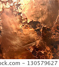 Closeup View of Oxidized Copper Texture 130579627