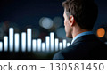 Businessman Looking at Graph 130581450