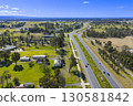 The Northern Road running through the suburb of Bringelly 130581842