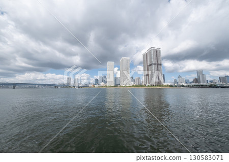 View from Toyosu towards Harumi 130583071