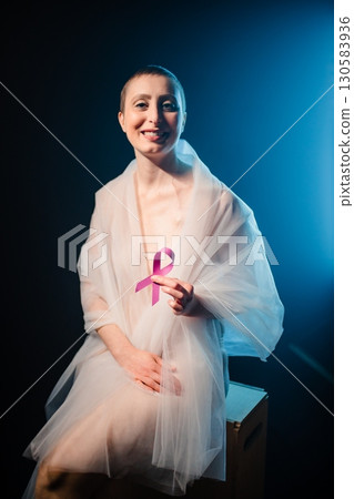The Woman Fighting Cancer With A Smile The Woman Fighting Cancer With A Smile 130583936