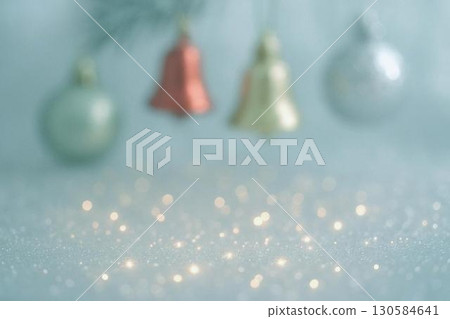 Christmas decorations, landscapes, and images expressing the winter season. 130584641