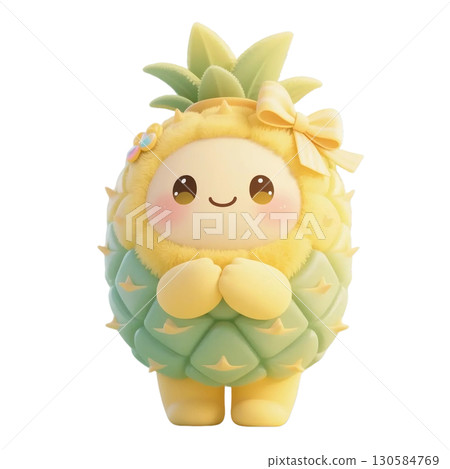 Fruit pineapple character "Paina" Fruit pineapple character "Paina" 130584769