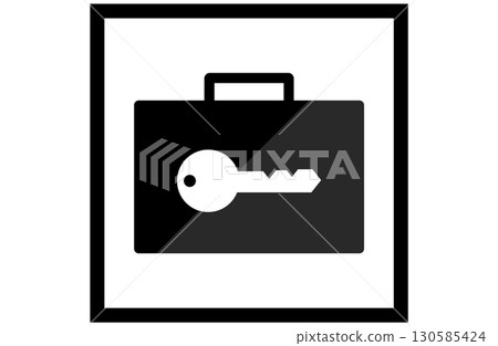 存放行李的投幣式置物櫃符號 130585424