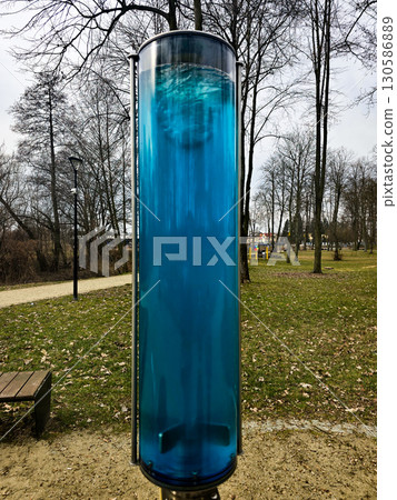 Interactive Science Park Exhibit with Newton's Cradle, Plasma Balls and Physics Experiments Interactive Science Park Exhibit with Newton's Cradle, Plasma Balls and Physics Experiments 130586889