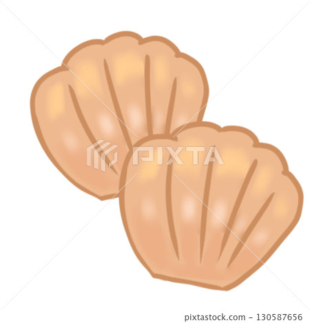 瑪德琳蛋糕、烘焙食品、西式糕點、簡單 130587656