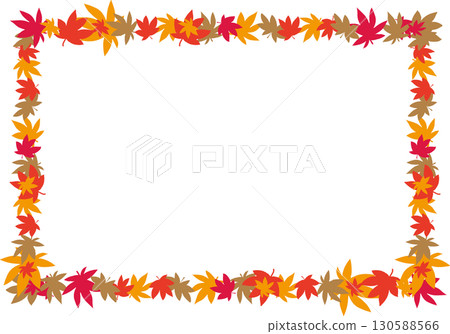 秋葉矢量圖框架 130588566