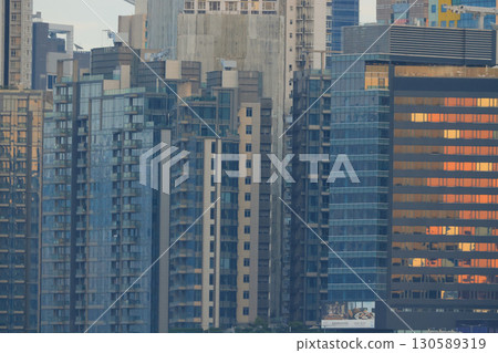Sept 6 2025 Harbour Grand Hotel Overlooking Victoria Harbour Skyline Sept 6 2025 Harbour Grand Hotel Overlooking Victoria Harbour Skyline 130589319