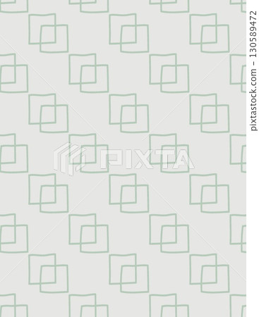 pattern of interconnected geometric squares and lines on a light background 130589472