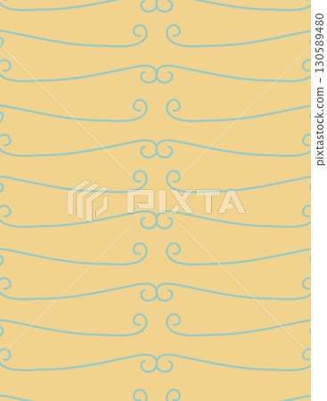 intricate golden and blue traditional handwoven fabric with symmetrical patterns intricate golden and blue traditional handwoven fabric with symmetrical patterns 130589480