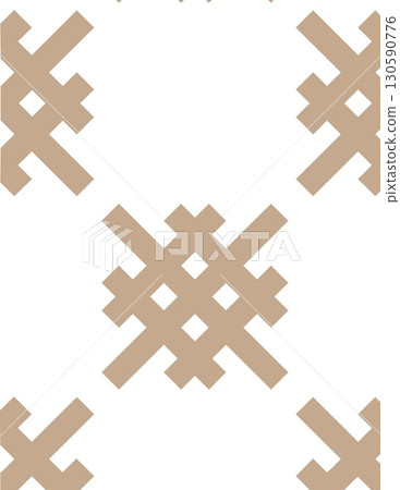 abstract geometric pattern with interwoven shapes in beige and white abstract geometric pattern with interwoven shapes in beige and white 130590776