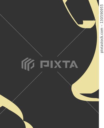 minimalist illustration of a crystal wine glass with abstract shapes and neutral colors minimalist illustration of a crystal wine glass with abstract shapes and neutral colors 130590955