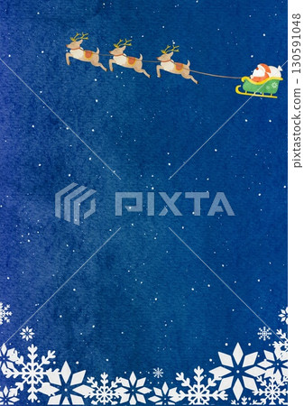 水彩雪花背景圖 水彩雪花背景圖 130591048