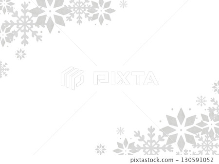 水彩雪花背景圖 130591052