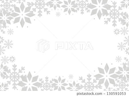 Watercolor snowflake background illustration Watercolor snowflake background illustration 130591053