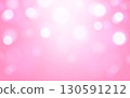 Romantic Pink Bokeh Light Background with Soft Glow. Pastel Love Blur for Valentine Design 130591212