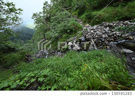 Climbing Mount Senjogatake, Yamanashi Prefecture 130591283