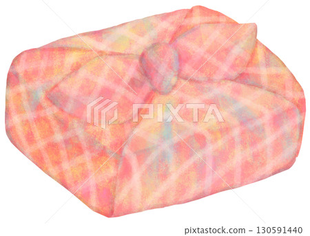 Illustration of a checkered lunch box Illustration of a checkered lunch box 130591440