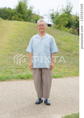 Senior men with a smile Senior men with a smile 130591509