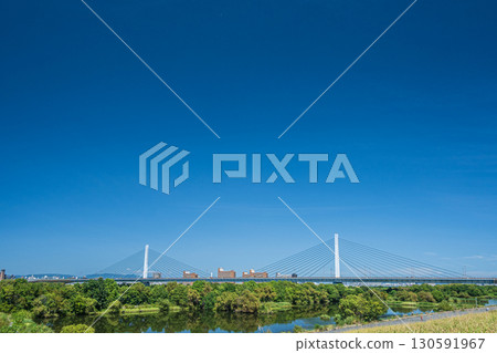 菅原城北橋與魔杖 大阪市 130591967