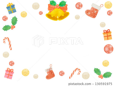水彩聖誕插畫 130591975