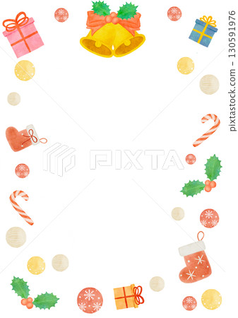 水彩聖誕插畫 130591976