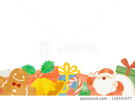 水彩聖誕插畫 水彩聖誕插畫 130591977