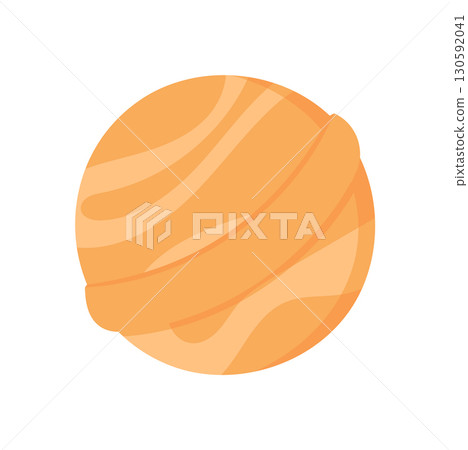 Flat cartoon design of vibrant bath bomb, a cosmetic product for skincare and bodycare. Concept of relaxation, beauty, and self ideal for spa wellness themes. Flat cartoon design of vibrant bath bomb, a cosmetic product for skincare and bodycare. Concept of relaxation, beauty, and self ideal for spa wellness themes. 130592041