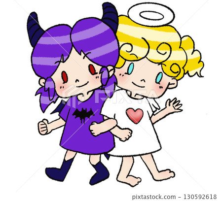 小天使和小惡魔是好朋友 130592618