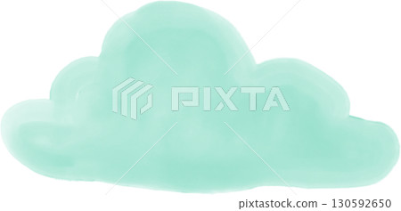 Cloud watercolor 130592650