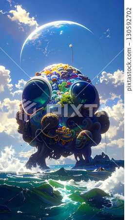 超凡脫俗的怪物景觀：人工智慧生成的材料 130592702