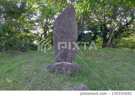 足柄城遺址石碑【足柄山】靜岡縣駿東郡/神奈川縣南足柄市，9月 130593085