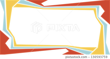 Abstract fractal geometric colorful frame isolated white Background material for wallpaper, photo frame, photo frame, copy space, title space, banner, poster, flyer, presentation slides, business card Abstract fractal geometric colorful frame isolated white Background material for wallpaper, photo frame, photo frame, copy space, title space, banner, poster, flyer, presentation slides, business card 130593759