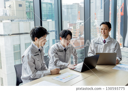 staff in work clothes 130593775