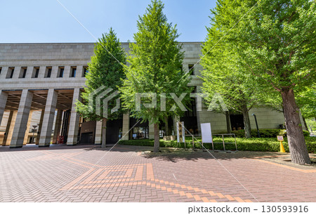 Utsunomiya City, Tochigi Prefecture Tochigi Prefectural General Cultural Center in sunny weather Utsunomiya City, Tochigi Prefecture Tochigi Prefectural General Cultural Center in sunny weather 130593916
