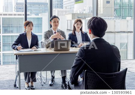 Interview job hunting Interview job hunting 130593961