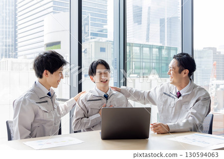 staff in work clothes 130594063