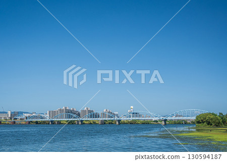 淀川風景 大阪市 130594187