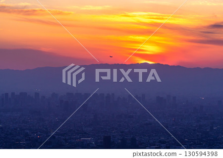 大阪府：大阪夜景與我們的廣場景觀 130594398