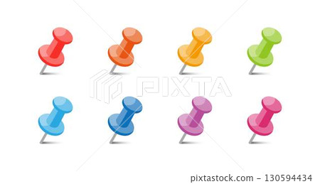 Simple map pin icon 130594434