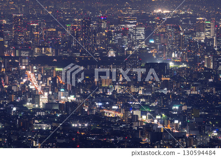 大阪府：大阪夜景與我們的廣場景觀 130594484