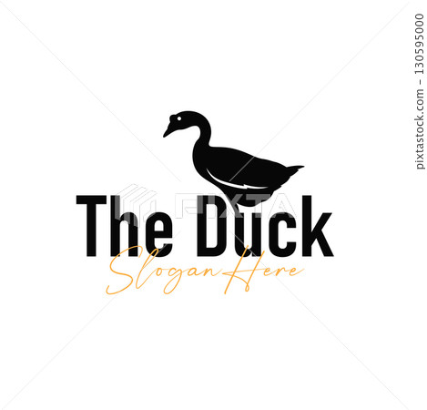 Duck logo black silhouette design livestock concept farm animal duck silhouette design for product brand, poster, symbol, icon templet illustration Duck logo black silhouette design livestock concept farm animal duck silhouette design for product brand, poster, symbol, icon templet illustration 130595000
