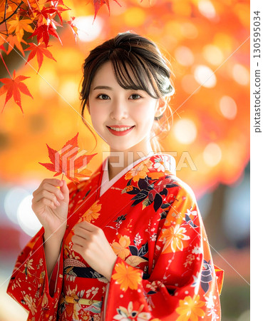 和服的小姐 130595034