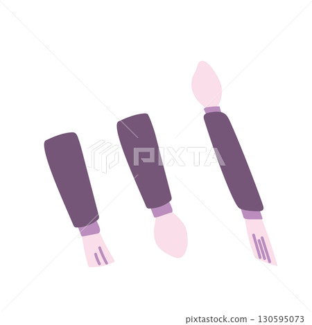 眼影尖插圖集 130595073