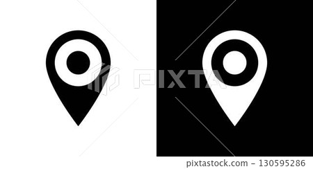 map map pin 130595286
