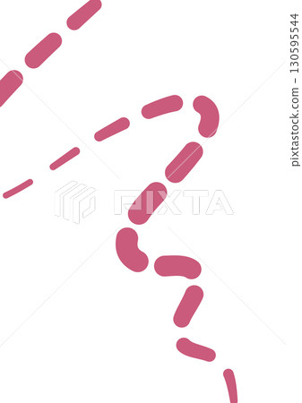 Pop zigzag lines floating on a white background Pop zigzag lines floating on a white background 130595544