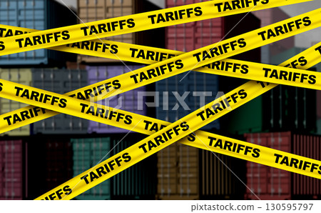 Trade Tariffs Concept 130595797