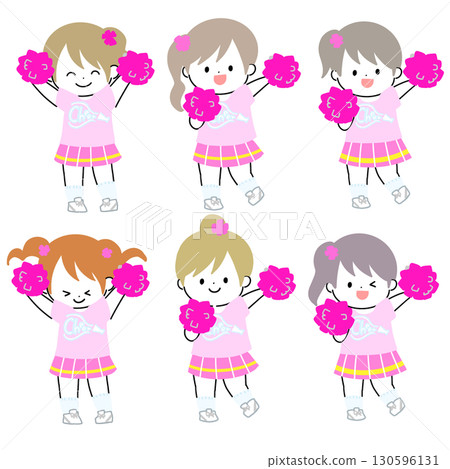可愛的啦啦隊女孩姿勢合集 可愛的啦啦隊女孩姿勢合集 130596131